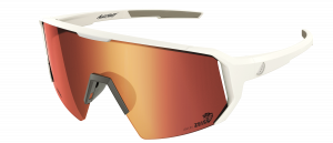 Okulary rowerowe Melon Alleycat - All White / Red