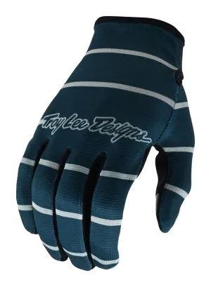 TLD Rękawiczki rowerowe Flowline - Stripe Blue Gray