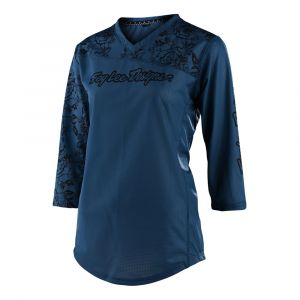 TLD Damska koszulka z rękawem 3/4 MISCHIEF - Floral Blue 