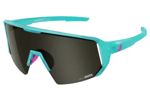 Okulary rowerowe Melon Alleycat - Turquoise / Neon Pink / Smoke