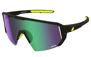 Okulary rowerowe Melon Alleycat - Yellow Paint Splat / Neon Yellow / Purple