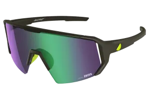 Okulary rowerowe Melon Alleycat - Black / Yellow Highlights / Violet