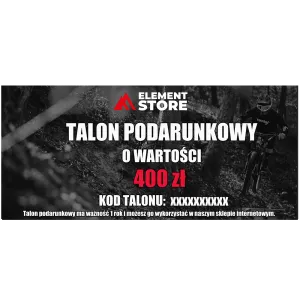 Talon podarunkowy o wartośći 400zł