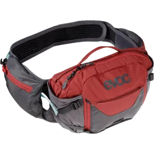 NERKA HIP PACK PRO 3 Carbon Grey - Chilli Red 