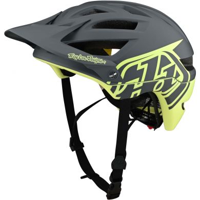 ElementStore - Troy Lee Designs A1 MIPS Helmet Classic GreyYellow
