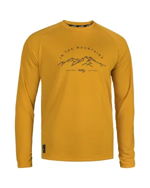 Rocday męska koszulka rowerowa z długim rękawem Mount, Yellow
