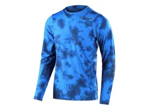 Troy Lee Designs dres Skyline LS Jersey Tie Dye modrá