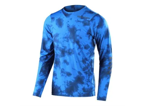 Troy Lee Designs dres Skyline LS Jersey Tie Dye modrá