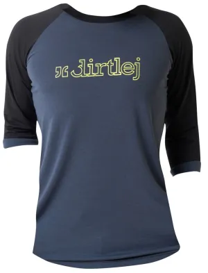 Dirtlej tričko Raglan Mountee ocelově modrá