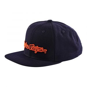 Snapback Hat - Signature Navy/Orange