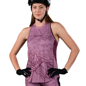 Troy Lee Designs Womens Luxe Tanktop, Micayla Gatto, rosewood