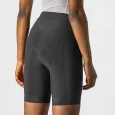 Castelli dámské cyklistické kraťasy Endurance vysoký pas černé