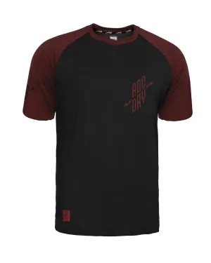 Rocday męska koszulka z krótkim rękawem Stage Short, Black/Red