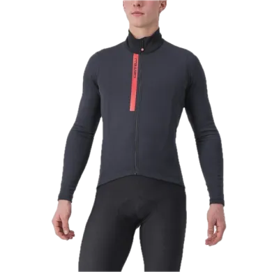 ElementStore - Castelli męska koszulka termiczna, Entrata, Light Black/Red