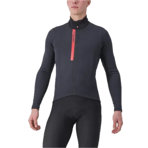 ElementStore - Castelli męska koszulka termiczna, Entrata, Light Black/Red