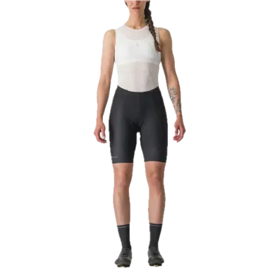 ElementStore - Castelli damskie spodenki kolarskie bez szelek Espresso, Black