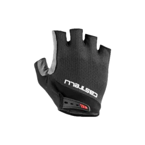 Castelli męskie rękawiczki kolarskie Entrata V, Light Black