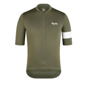 Rapha Core męska koszulka rowerowa, oliwkowa zieleń
