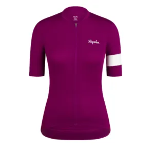 Rapha lekka damska koszulka kolarska Core, fioletowa