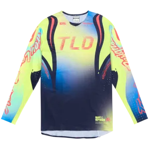 Troy Lee Designs Męska koszulka Sprint Ultra Jersey, Drip, glo yellow