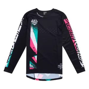 Troy Lee Designs Męska koszulka Sprint Jersey, Full Pull, black