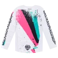 Troy Lee Designs dres Sprint Jersey Full Pull bílá