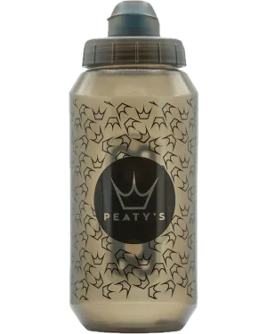 Peaty's bidon na rower Fidlock Lockin Big Dog Bottle Logo Smoke 750 ml