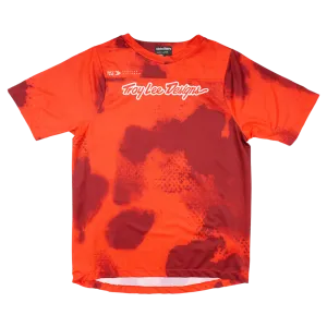 Troy Lee Designs dziecięca koszulka z krótkim rękawem Skyline Jersey, Flared, fiery red