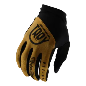 Troy Lee Designs Rękawice Flowline, Eyez, gold