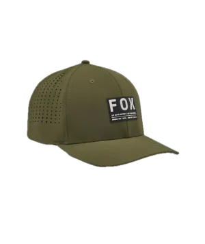 Fox męska czapka z daszkiem Non Stop Tech Flexfit Olive Green