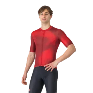 Castelli pánský cyklistický dres Vortice červená