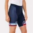 Santini dámské cyklistické kraťasy Trek Factory Racing černé