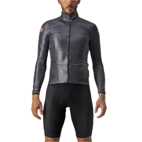 Castelli cyklistická bunda Aria Shell tmavě šedá