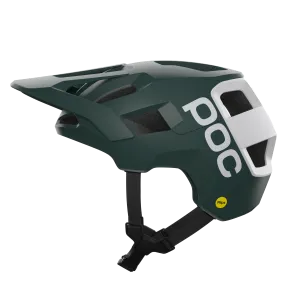 POC cyklistická přilba Kortal Race MIPS Pargasite Green Matt Hydrogen White Matt