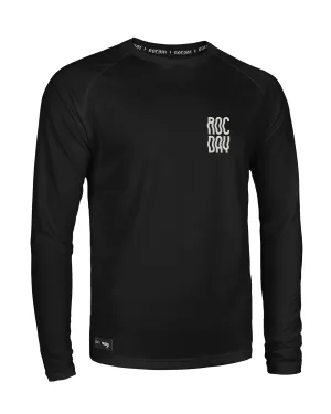 Rocday męska koszulka rowerowa z długim rękawem Digger, Black