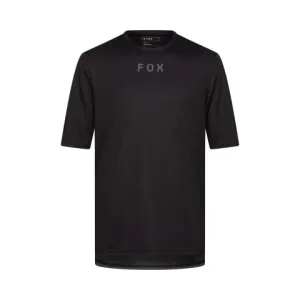 Fox męska koszulka z krótkim rękawem Ranger Ss Jersey Wordmark, Black