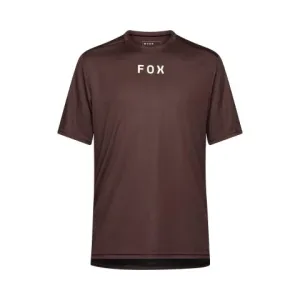 Fox męska koszulka z krótkim rękawem Ranger Ss Jersey Wordmark, Cocoa
