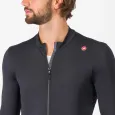 Castelli pánský cyklistický termo dres Espresso light black