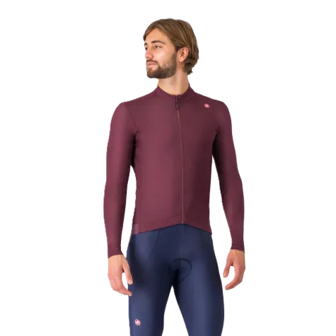 ElementStore - castelli-pansky-cyklisticky-termo-dres-espresso-deep-bordeaux-1