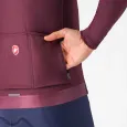 Castelli pánský cyklistický termo dres Espresso Deep Bordeaux