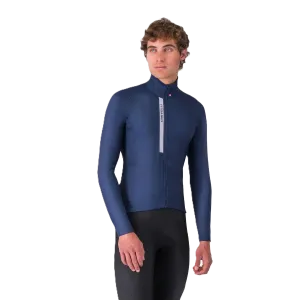 Castelli cyklistický termo dres Entrata Belgian Blue Silver Gray