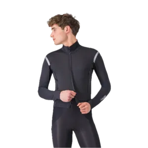 Castelli męska kurtka rowerowa, PERFETTO RoS 3, light black/silver reflex
