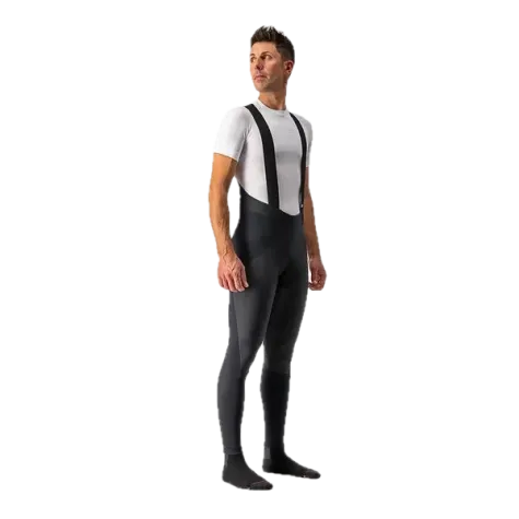 ElementStore - Castelli męskie spodnie Sorpasso RoS Wind z wkładką, czarne