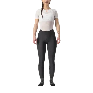 Castelli Damskie spodnie Velocissima Thermal z wkładką, Black
