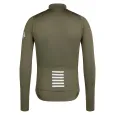 Rapha cyklistický dres s dlouhým rukávem Pro Team olivově zelený