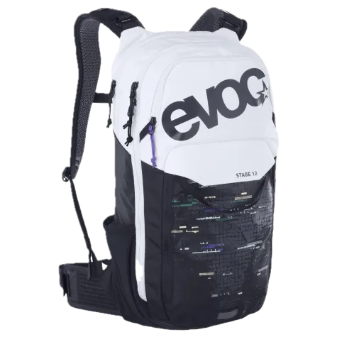 Evoc batoh Stage 12 bílý a černý