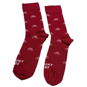 ElementStore skarpetki Koła, czerwone