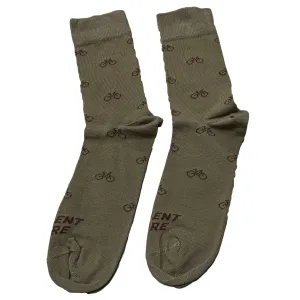 ElementStore skarpety Koła, brązowe