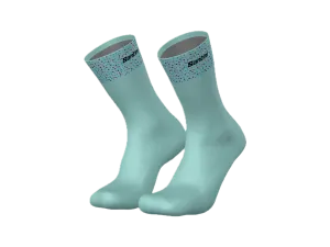 Santini cyklistické ponožky Trek-Unbroken XC tyrkysové