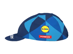 Trek Czapeczka kolarska replika Santini Lidl-Trek team, ciemnoniebiesko-żółta, jeden rozmiar